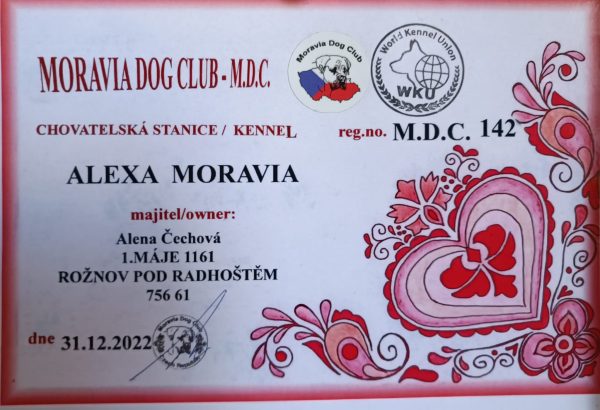 Moravia Dog Club